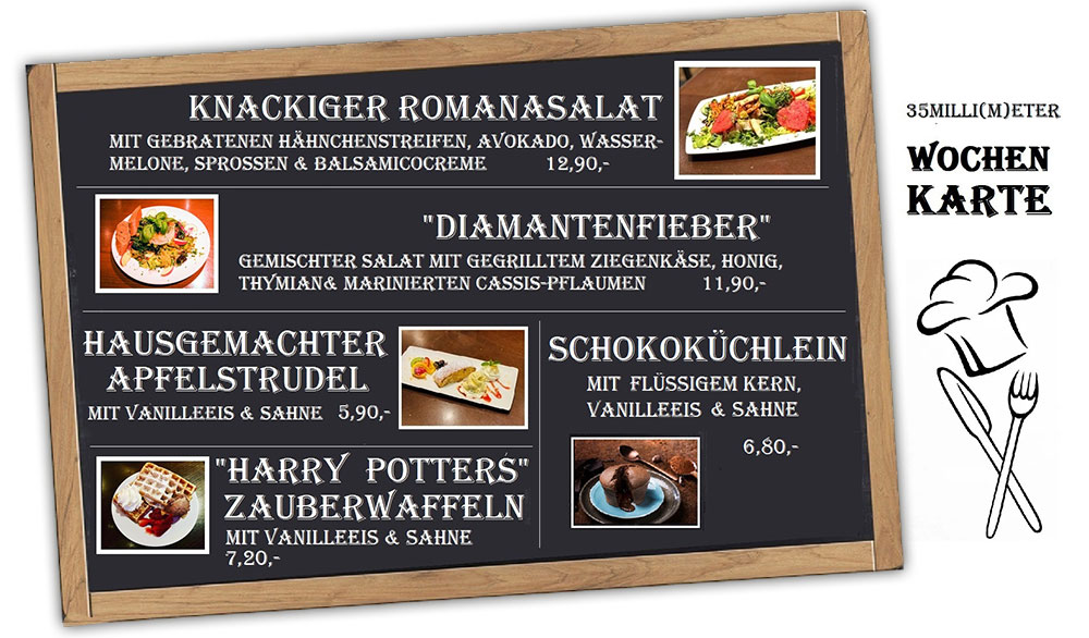 Wochenkarte Wochenkarte